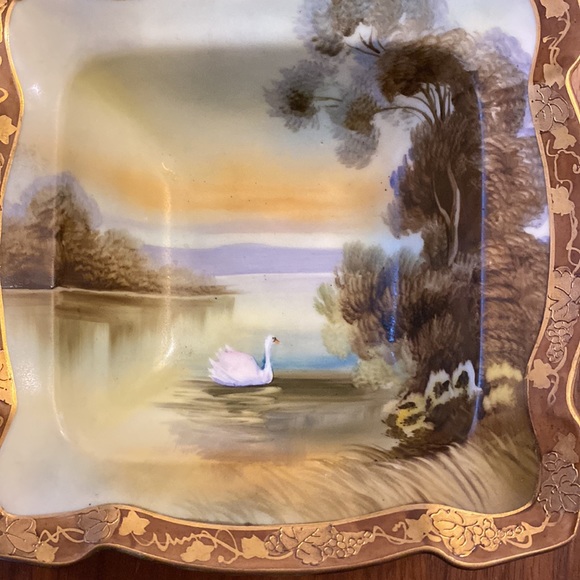 Vintage Hand Painted Nippon Nut/Candy Dish - Picture 2 of 3